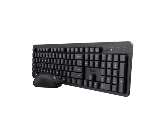 TRUST Set klávesnice + myš ODY II, Bezdrátový set, FR Francouzská - AZERTY