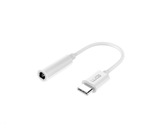 WG - Adaptér Type-C + 3,5mm jack / DAC chip / white