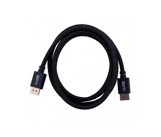 WG - Kabel video DisplayPort (male) to DisplayPort (male) / 4K 60Hz / 2m / braided / gold plated