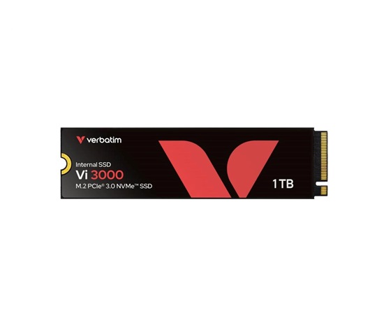 VERBATIM SSD Vi3000 Internal PCIe NVMe M.2 SSD 1TB , W 3000/ R 3300 MB/s