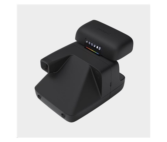 BAZAR - Polaroid Flip Black + balení barevných filmů (8 fotografií) - Poškozený obal (Komplet)