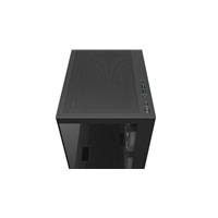 DEEPCOOL Case CG380 3F, mATX, ARGB, Průhledná bočnice, 3x120mm Fan, černá