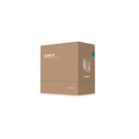 DEEPCOOL Case CG380 3F, mATX, ARGB, Průhledná bočnice, 3x120mm Fan, černá