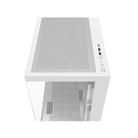 DEEPCOOL Case CG380 3F WH, mATX, ARGB, Průhledná bočnice, 3x120mm Fan, bílá