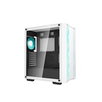 DEEPCOOL Case CC560 WH V2, ATX, Průhledná bočnice, 4x120mm Fan, bílá