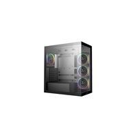 DEEPCOOL Case CG580 4F V2, ATX, Průhledná bočnice, 4x120mm ARGB, černá