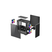 DEEPCOOL Case MATREXX 40 3FS, mATX, 3x120mm Fan, černá