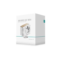 DEEPCOOL CPU Chladič AK400 G2 WH, 1x120, LGA1851, AM5, bílá