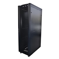 LEXI-Net 19" stojanový rozvaděč 42U 800x1200 rozebiratelný, kolečka, 1000kg, perforované dveře, černý