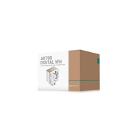 DEEPCOOL CPU Chladič AK700 G2 DIGITAL WH, 1x120, LGA 1851, AM5, bílá