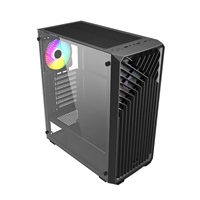 BAZAR - VeinX case OD15A-BK, ATX, Průhledná bočnice, Černá, bez ventilátorů - Rozbaleno (Komplet)