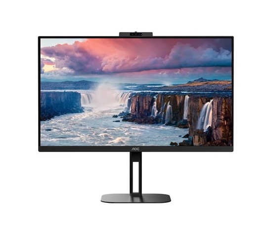 BAZAR - AOC MT IPS LCD WLED 27" Q27V5CW/BK - IPS panel,2560x1440,HDMI,DP,USB-C,USB,pivot,repro,webcam - Poškozeny obal