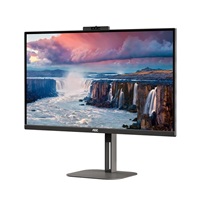 BAZAR - AOC MT IPS LCD WLED 27" Q27V5CW/BK - IPS panel,2560x1440,HDMI,DP,USB-C,USB,pivot,repro,webcam - Poškozeny obal