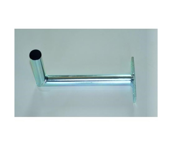 Držák antény na zeď - otočený, galvanický zinek, délka 25cm