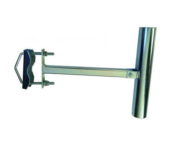 Držák antény na stožár nebo zeď, polohovatelný, galvanický zinek, délka 25cm