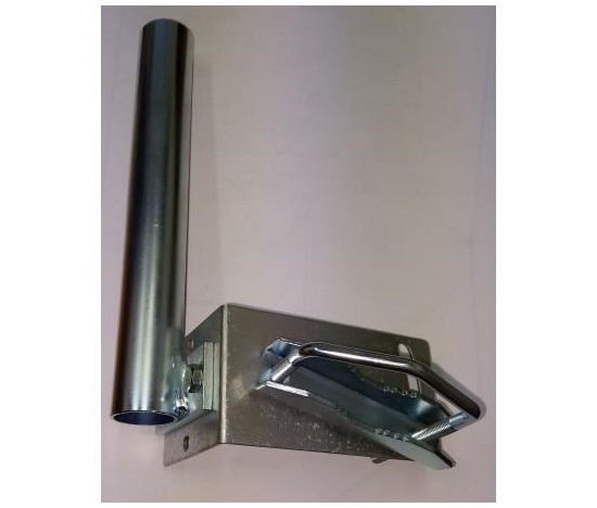 Držák antény na stožár pro NanoStation s náklonem, galvanický zinek, délka 7cm