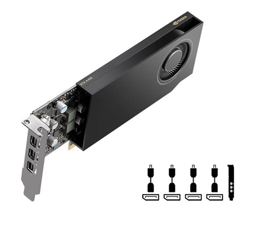 PNY VGA NVIDIA RTX A400 4G, 4G GDDR6, 4xmDP