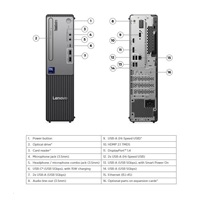 LENOVO PC ThinkCentre neo 50s Gen 6 SFF - Ultra 5 225,16GB,512SSD,DP,HDMI,Intel® Graphics,W11P,3Y Onsite