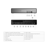 LENOVO PC ThinkCentre neo 55q G6 - Ryzen™ 5 220,16GB,512SSD,DP,HDMI,AMD Radeon™ 740M,W11P,3Y Onsite