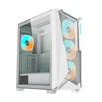 GIGABYTE case GB-C301GW V2, Mid tower, Průhledná bočnice, 4x 120mm ARGB Fan, bílá