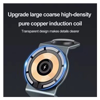 1stCOOL bezdrátová QI nabíjecí stanice 3v1, 21W, MagSafe, USB-C, černá