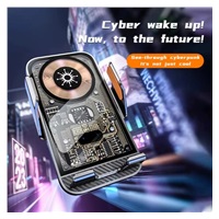 1stCOOL bezdrátová QI nabíječka 15W, do auta, MagSafe, USB-C, černá