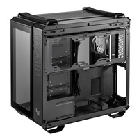 BAZAR - ASUS case TUF GAMING GT502 PLUS, Mid Tower, průhledná bočnice, 4x 120mm ARGB Fan, černá - Poškozený obal (Komple