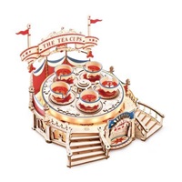 RoboTime 3D skládačka hrací skříňka Kolotoč šálkový vír