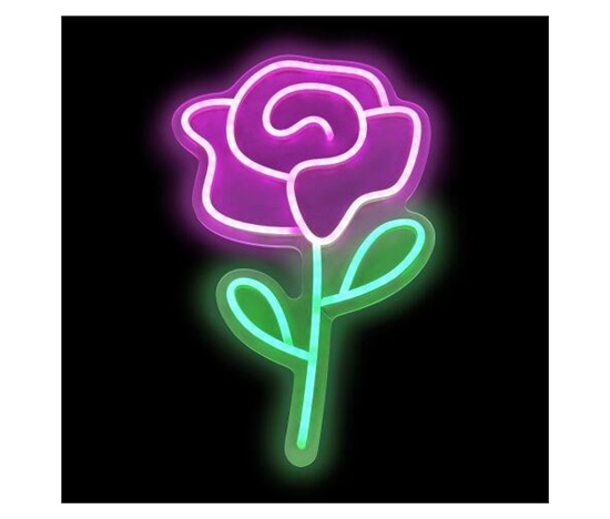 2Kids Toys LED NEON LIGHT lampička Růže