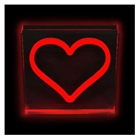 2Kids Toys LED NEON LIGHT lampička Srdce červené