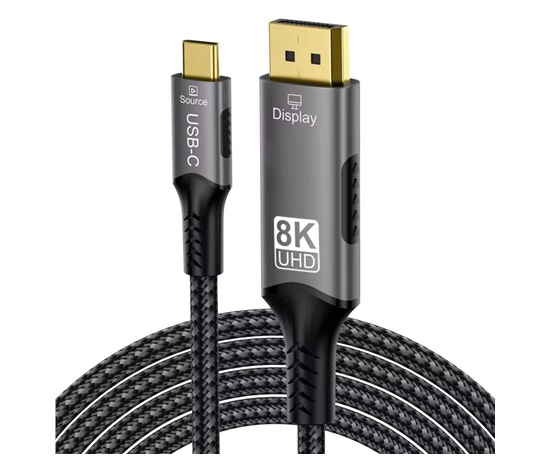 PremiumCord kabel USB-C na DisplayPort DP1.4   8K@60Hz a 4k@120Hz  2m