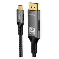 PremiumCord kabel USB-C na DisplayPort DP1.4   8K@60Hz a 4k@120Hz  2m