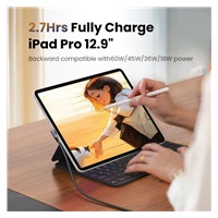 PremiumCord USB-C 2x zahnutý kabel ( USB 3.2 GEN 2x2, 5A, 100W, 20Gbit/s ) bavlněný oplet, délka: 1m