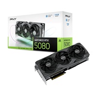 PNY VGA Nvidia GeForce RTX 5080 16GB Triple Fan DLSS 4, RTX 5080, 16GB GDDR7, 3x DP, 1x HDMI