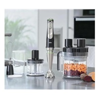 BAZAR Braun MQ9195XLI tyčový mixér, 1200 W, ActiveBlade, plynulá regulace rychl, SmartSpeed - použito, po výměně sekáčku