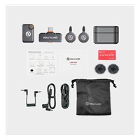 Hollyland LARK M2S Combo Wireless Lavalier Microphone Combo (Space Gray)