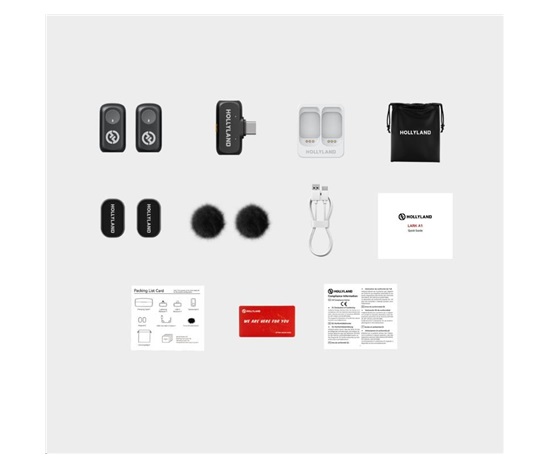 Hollyland LARK A1 Mini Duo with USB-C RX