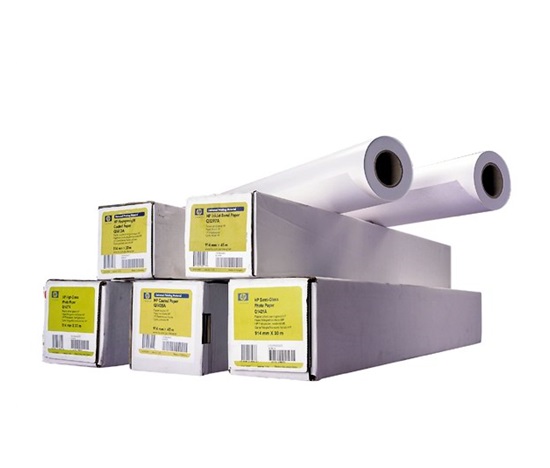 BAZAR - HP Heavyweight Coated Paper, 167 microns (6.6 mil) • 130 g/m2 (35 lbs) • 610 mm x 30.5 m, C6029C - Poškozený oba