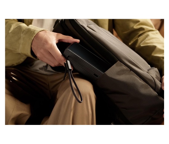 EcoFlow RAPID Power Banka (25000mAh,170W) 2x100W vestavěný USB-C kabel - černá