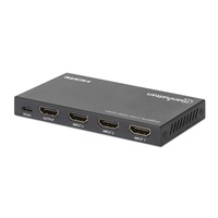 Manhattan HDMI přepínač, 3-Port HDMI Switch, 4K@60Hz, černá