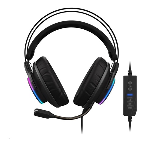 BAZAR GIGABYTE sluchátka s mikrofonem AORUS H1, headset, USB (ROZBALENO)