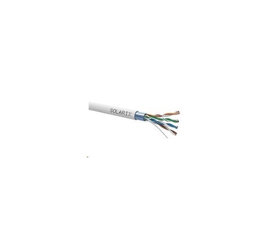 BAZAR - Instalační kabel Solarix FTP, Cat5E, drát, PVC, box 305m SXKD-5E-FTP-PVC - poškozený obal