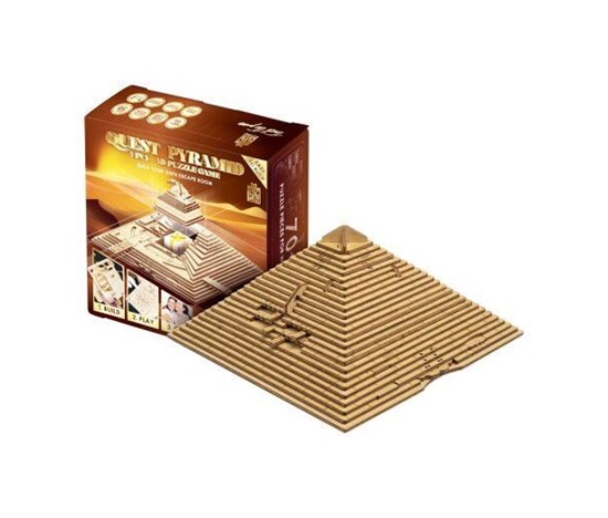 EscapeWelt 3D dřevěná skládačka hlavolamu Pyramida