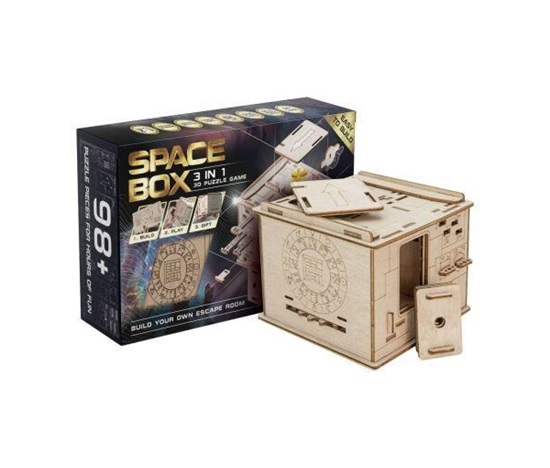 EscapeWelt 3D dřevěná skládačka hlavolamu Vesmírná kapsle