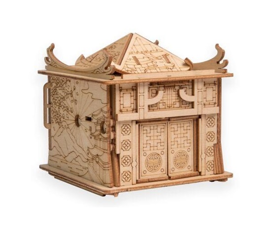 EscapeWelt Dřevěný hlavolam Dračí dům