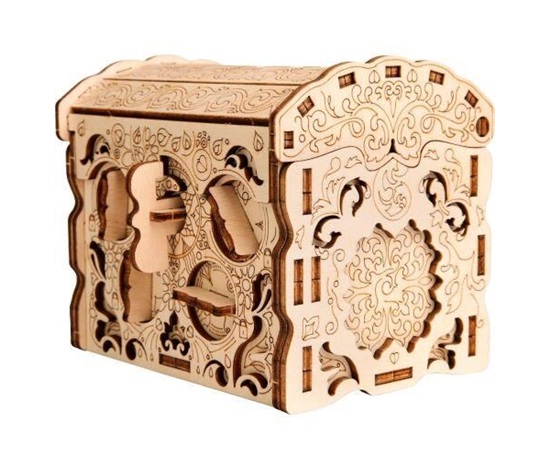 EscapeWelt Dřevěný hlavolam Secret Treasure Box