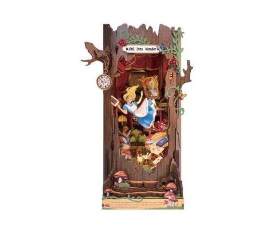 RoboTime 3D skládačka Zarážka na knihy Cesta do říše divů