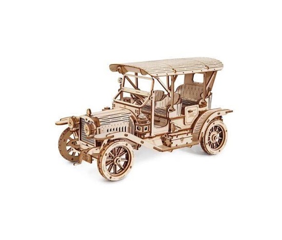 RoboTime Dřevěné 3D puzzle Historické auto - Vintage car