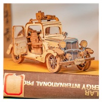 RoboTime dřevěné 3D puzzle Veterán kupé