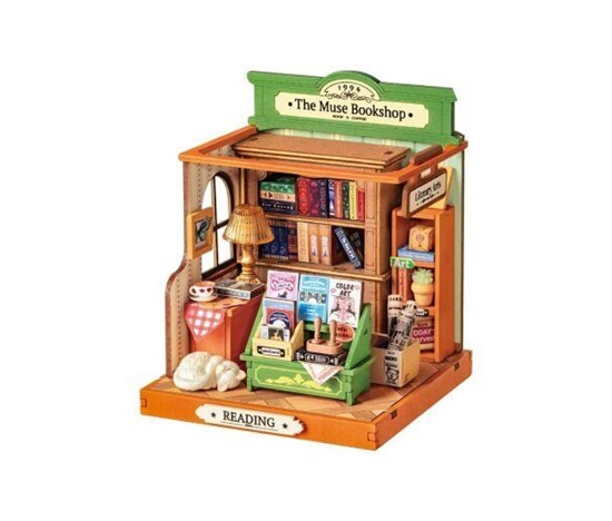 RoboTime Miniatura domečku Knihkupectví
